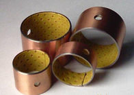 Frontière de POM lubrifiant l'acier à faible teneur en carbone d'incidences + bronze poreux + jaune POM